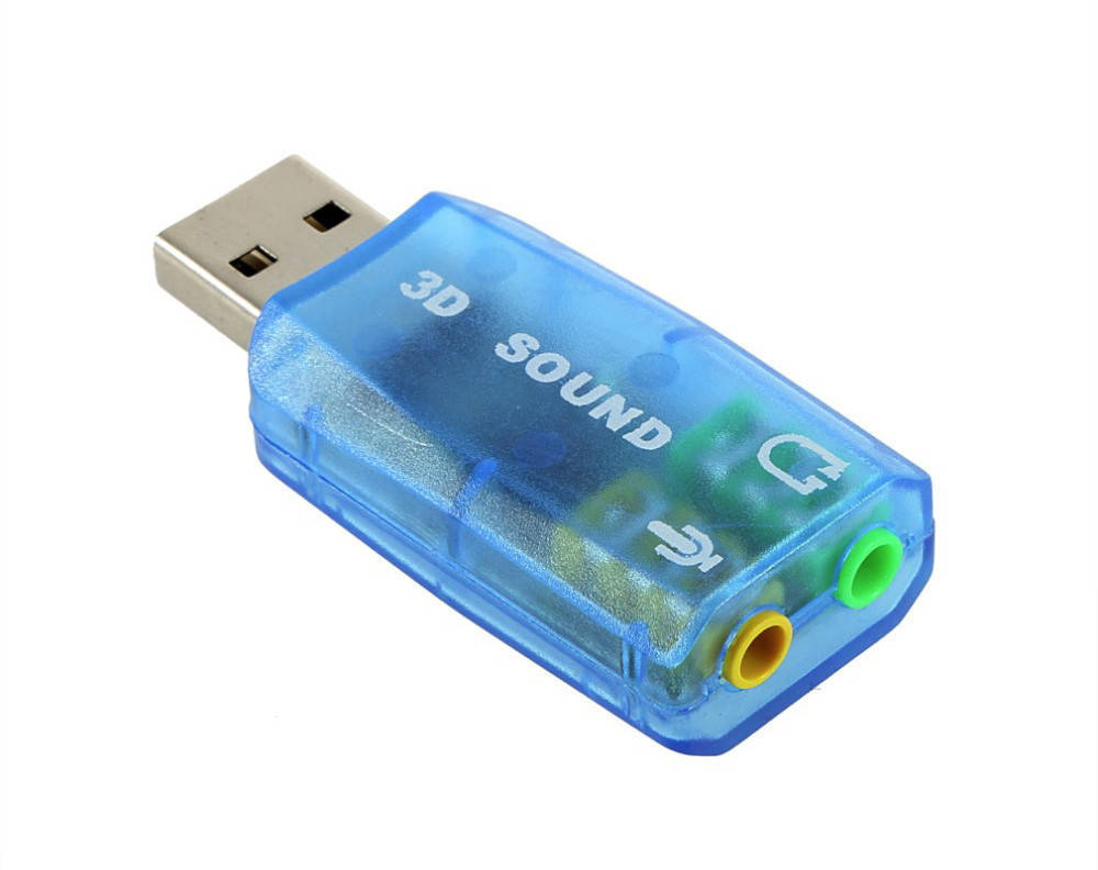 

USB Звуковая карта, 5.1 3D sound