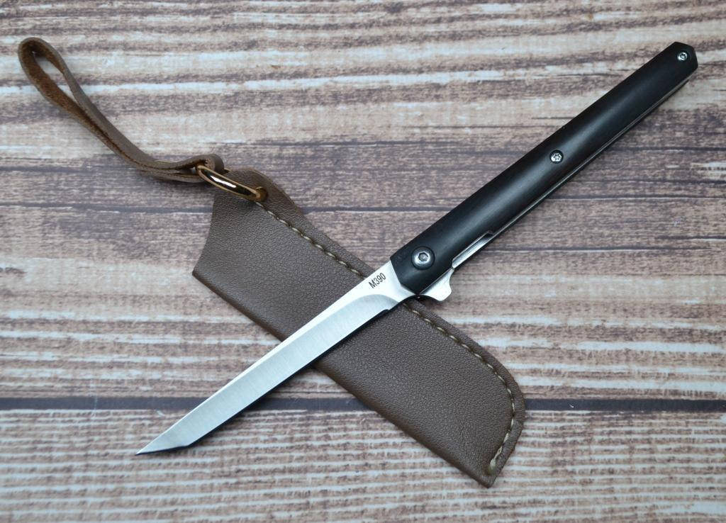 

Нож Fisherman Slim Wood Flipper Tanto