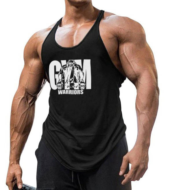 

Майка "GYM" спортивная бодибилдинг. Новая майка для спортзала и тренировки на тонких лямках