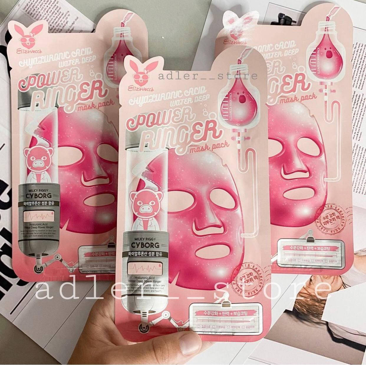 

Маска увлажняющая Elizavecca Hyaluronic Acid Water Deep Power Ringer Mask Pack