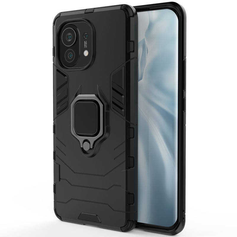 

Xiaomi Mi 11 lite 5G NE Противоударный чехол (кольцо), Черный