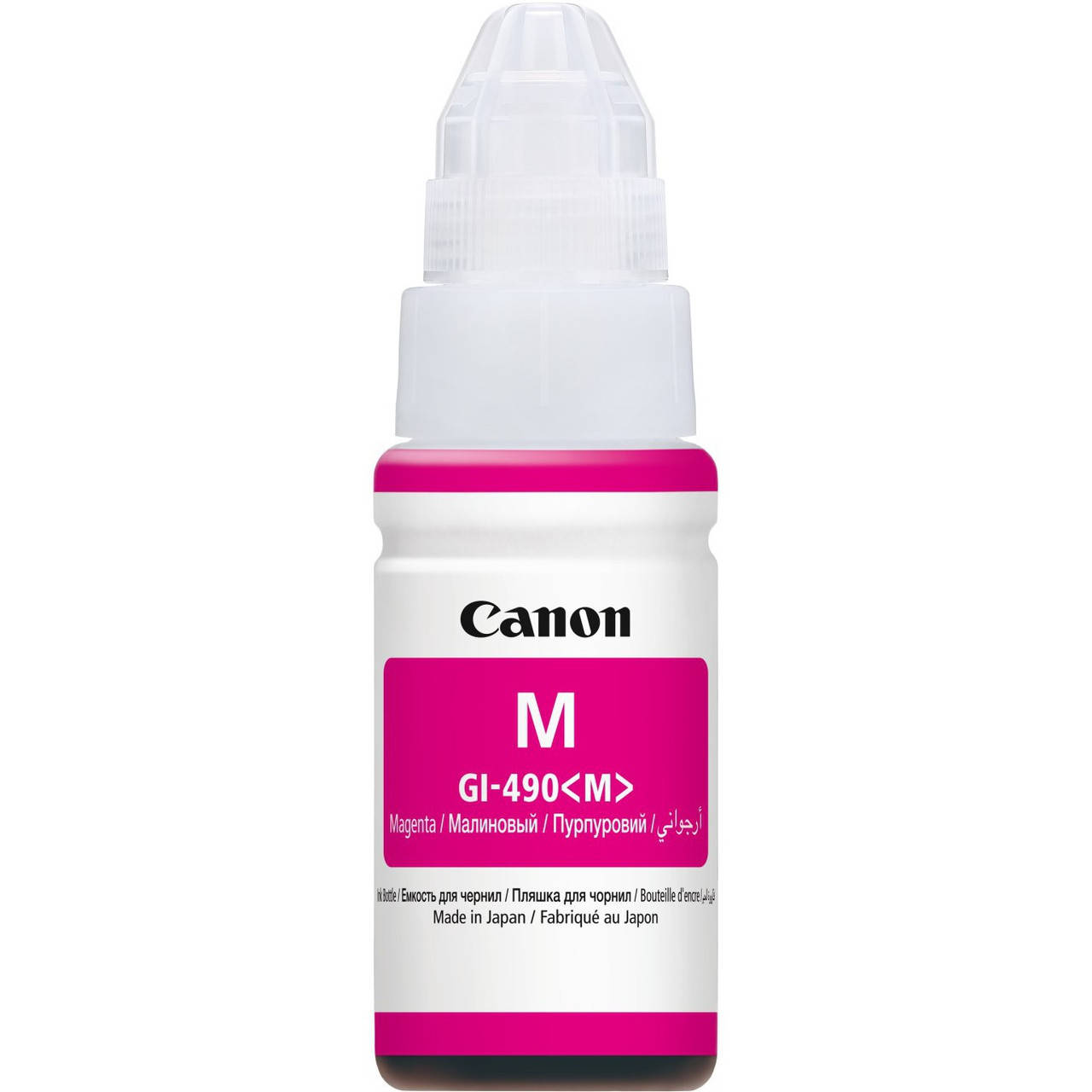 

Контейнер с чернилами Canon для Pixma G1400/G2400/G3400 GI-490M Magenta (0665C001)