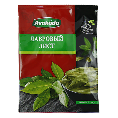 

Приправа Авокадо лавровий лист Avokado 5g 25шт/ящ (Код : 00-00005576)