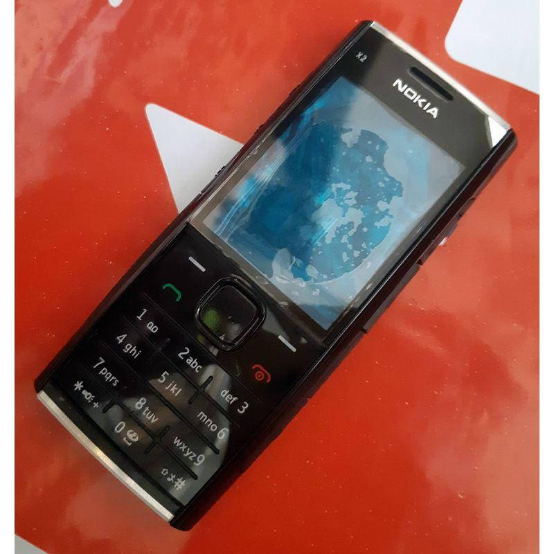 

Корпус телефона Nokia X2-00, полный комплект, клавиатура латиница, Черный