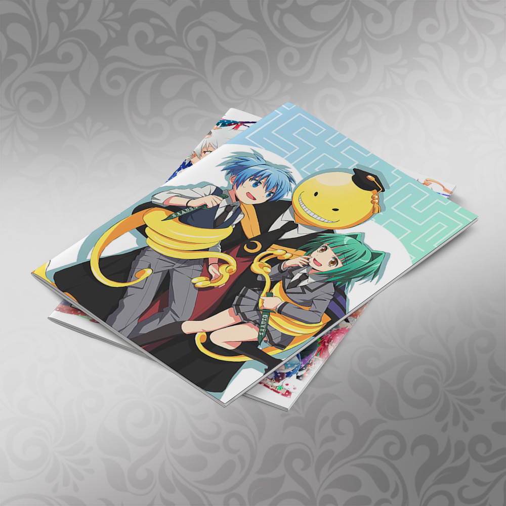 

Тетрадь 48 л. на скобе клетка Ansatsu Kyoushitsu 004