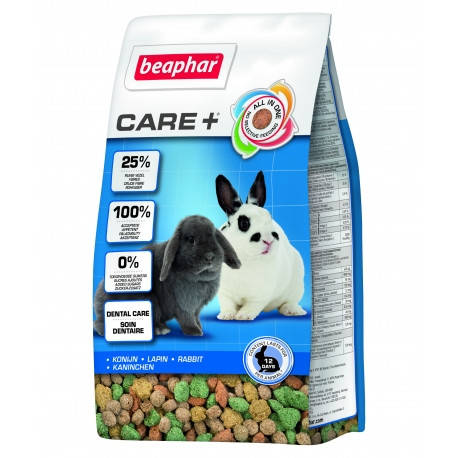 

Корм для кроликов супер-премиум класса Care + Rabbit 1,5 кг Беафар / Beaphar