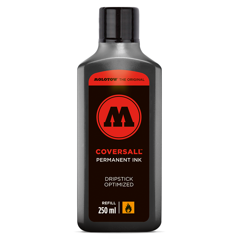 

Заправка для маркеров Molotow Coversall Dripstick Edition 250мл (Черный)