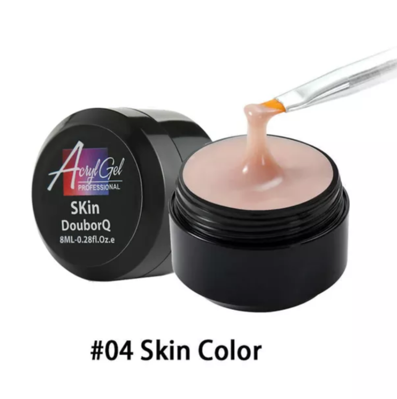 

8 мл. Полигель Acryl Gel Акрил гель, акригель для наращивания и укрепление ногтей Телесный 04