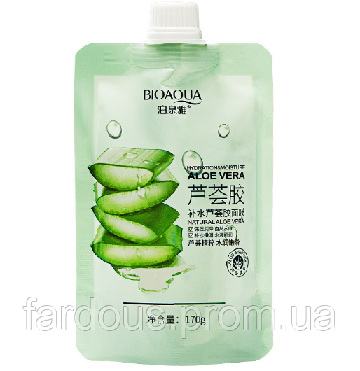 

Увлажняющий гель для лица с экстрактом Aloe Vera, BIOAQUA 170 мл