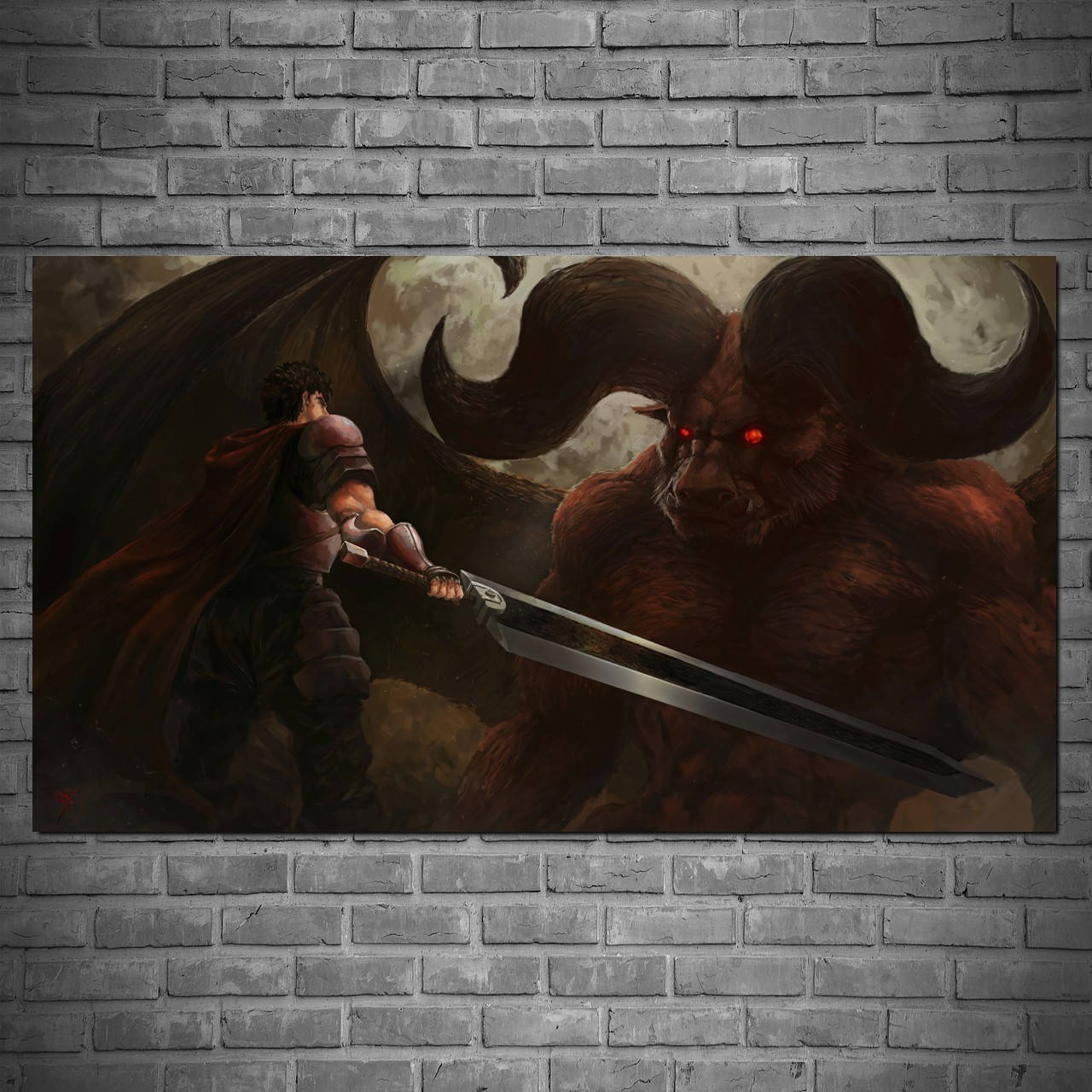 

Плакат "Берсерк, Гатс, Убийца Драконов, Berserk" (артикул 1621)