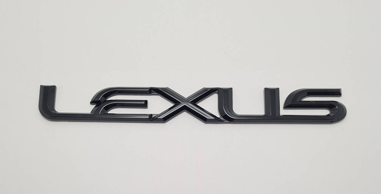 

Эмблема надпись багажника Lexus чёрная