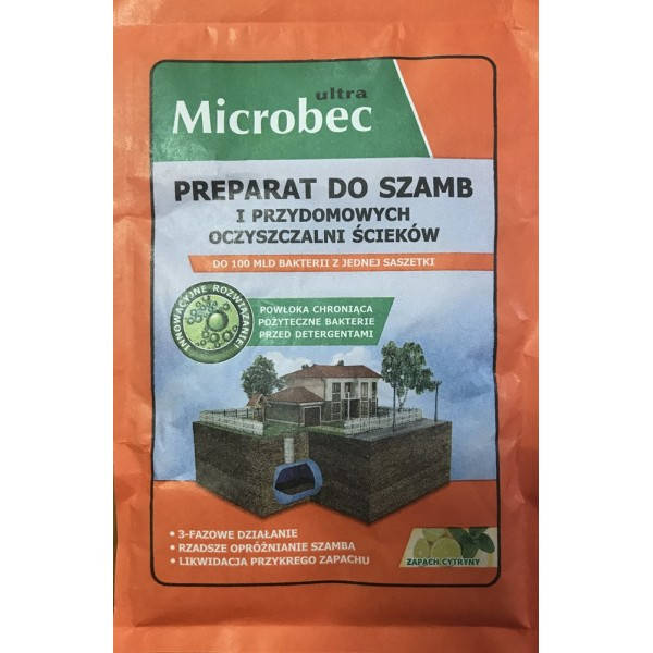 

Средство Microbec Ultra для выгребных ям и септиков (лимон), 25 г