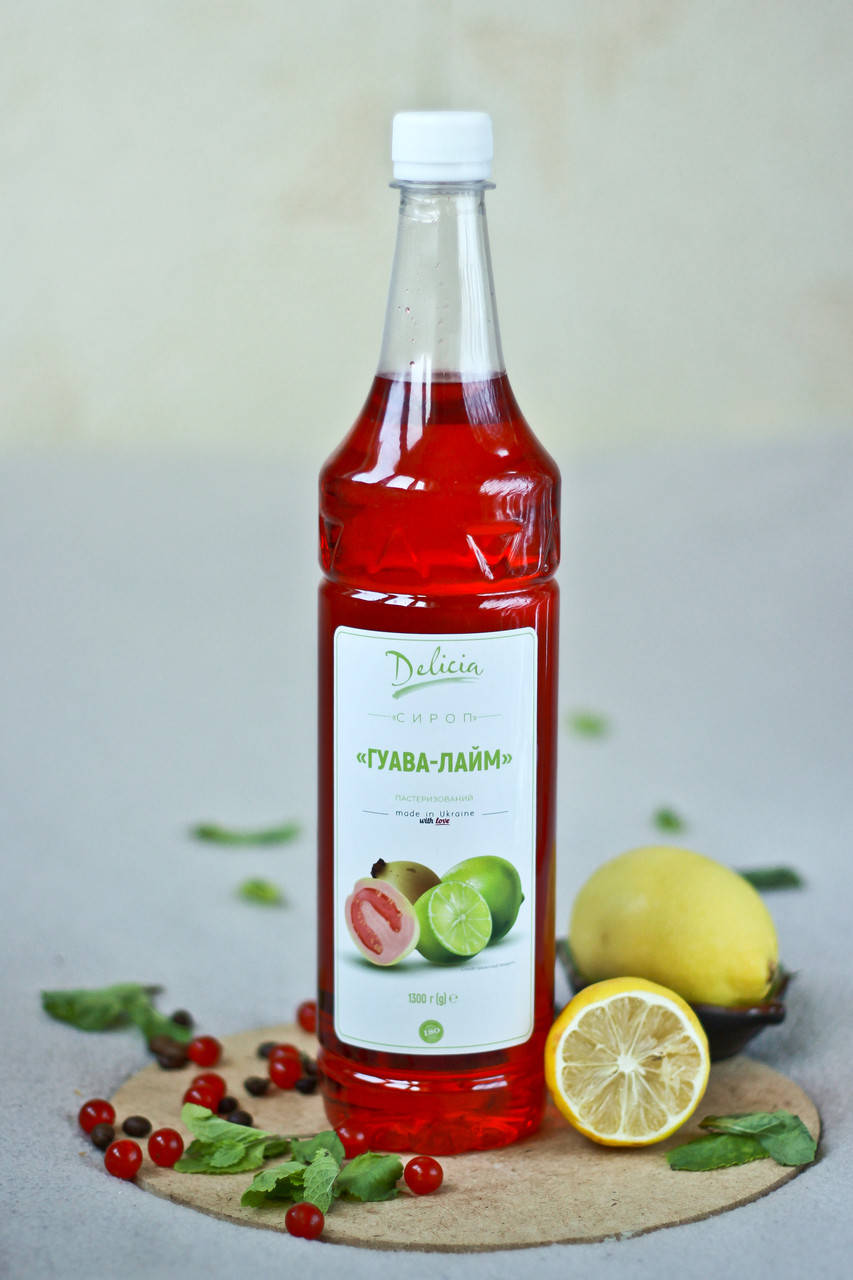 

Сироп Гуава-лайм Delicia 1300 г