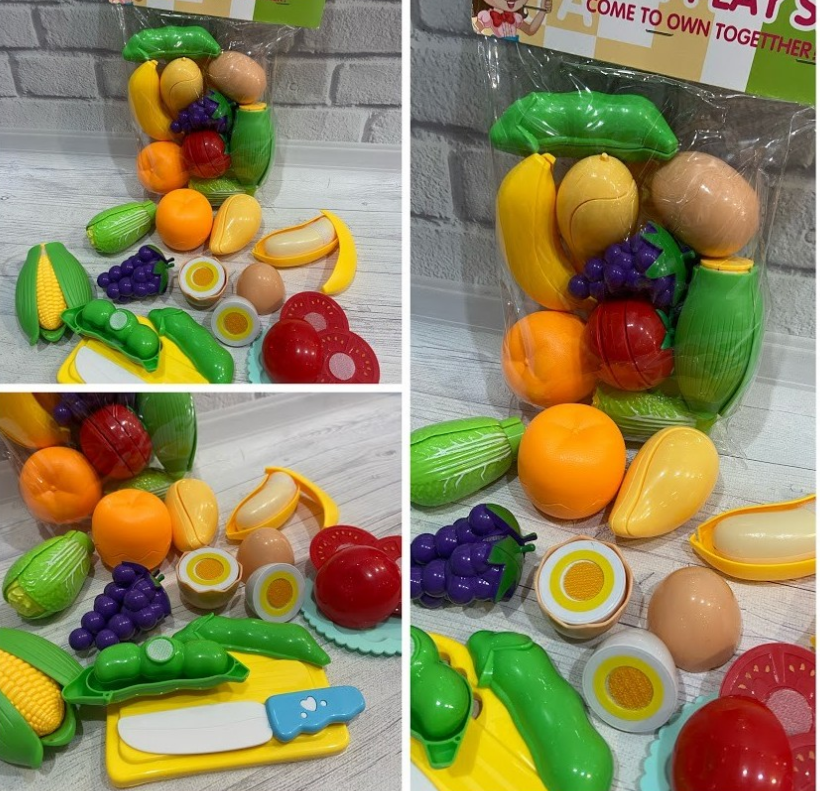 

Игровой набор продуктов на липучках с доской Fun Game 2207A-7