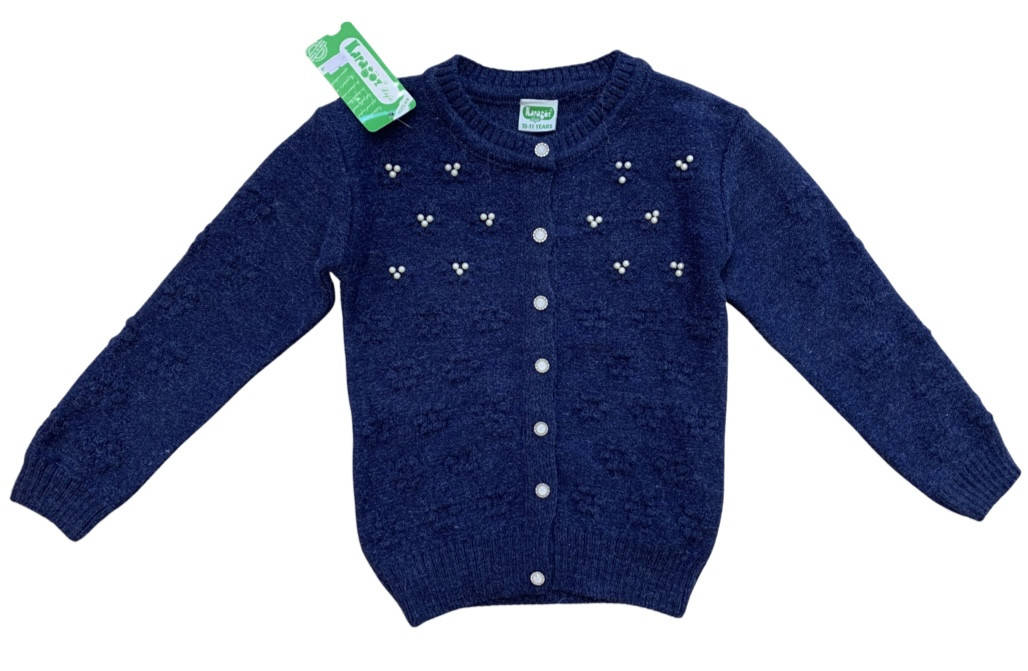 

Кофточка для девочки, Турция, Bebexi, арт. 1088, 128 см, Темно-синий