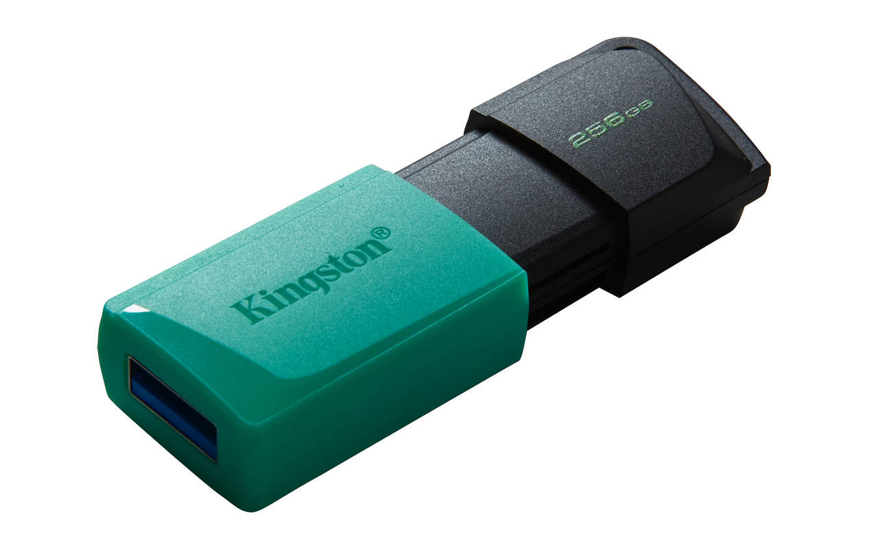 

Флешка USB 3.2 256GB Kingston DataTraveler Exodia M Black/Teal (DTXM/256GB), Черный