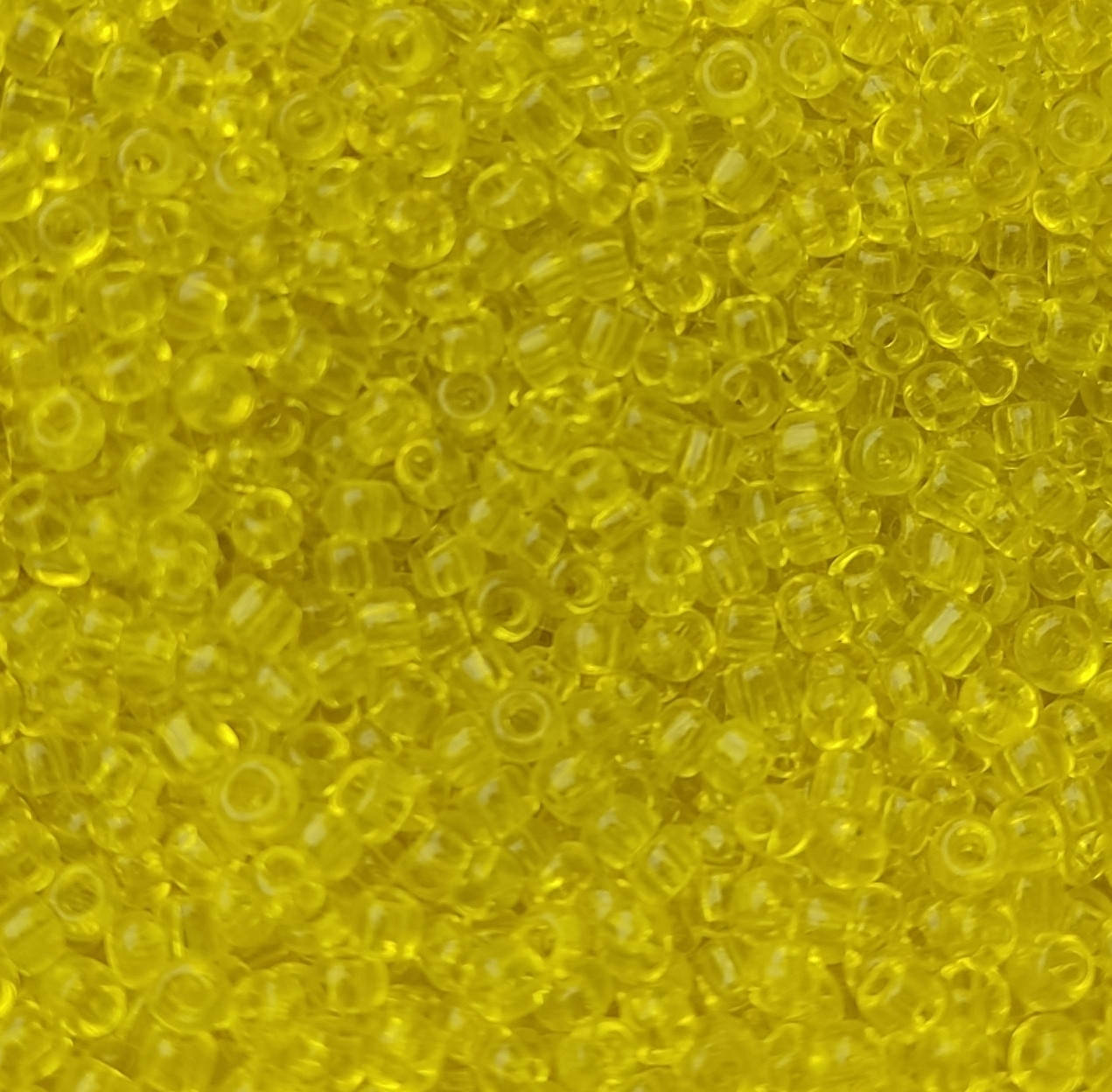 

Бисер, Размер 10, Китай, Жёлтый, Прозрачный, Упаковка 10 грамм