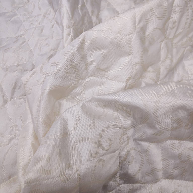 

Матрасная ткань - Цветы Бежевые, Бежевый