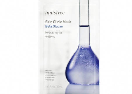 

Тканевая маска с бета-глюканом Innisfree Skin Clinic mask beta glucan