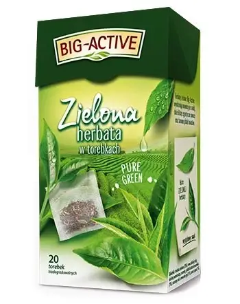 

Чай зеленый Big Aktiv Zielona (20шт.х1.5г) 30г Польша