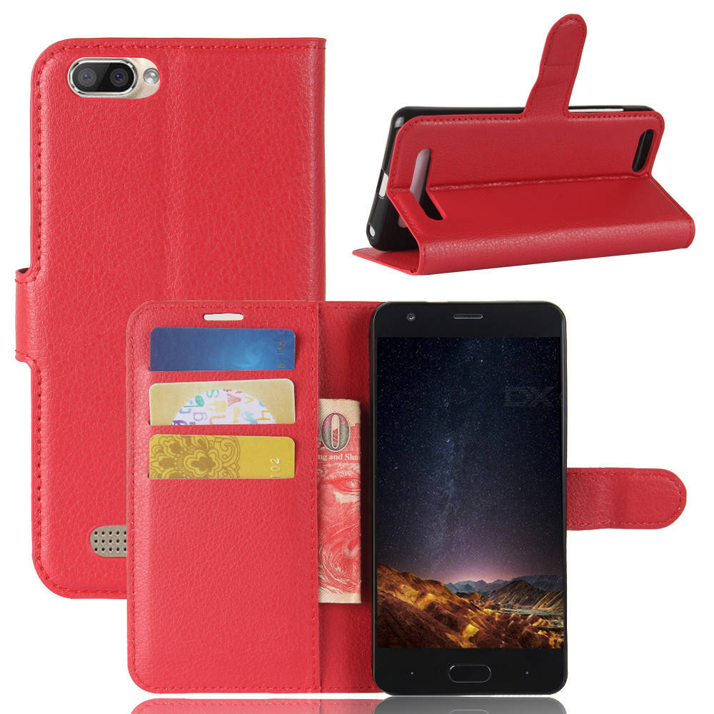 

Чехол IETP для Doogee X20 / X20L книжка кожа PU красный