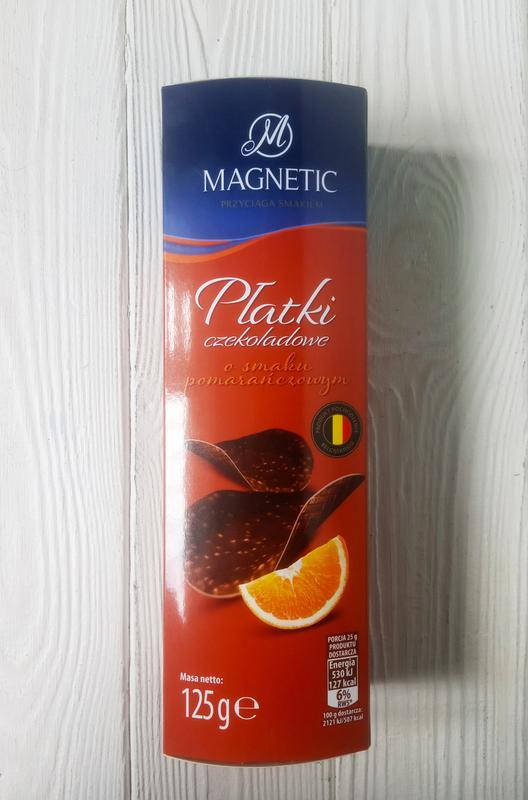 

Шоколадные чипсы Platki Czekoladowe pomarancz 125g