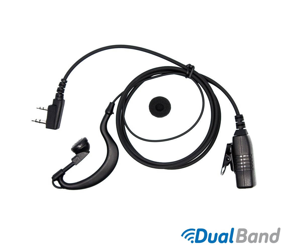 

Гарнитура Quansheng QS-3 c кнопкой РТТ для раций с разъемом "К" Baofeng, Kenwood, Quansheng, Puxing