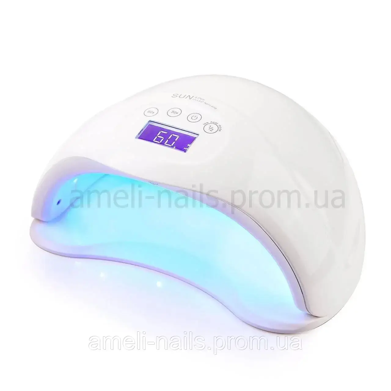 

LED+UV лампа для маникюра SUN 5 PLUS 48W, светодиодов 24шт, Белый