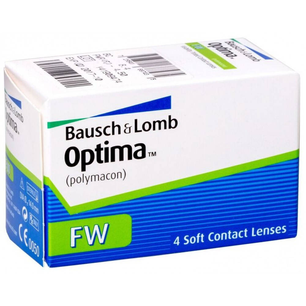 

Контактные линзы Optima FW 8,7 sph -7.00