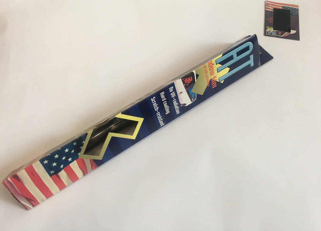 

Пленка тонировочная Американка 75*300 cm "HEAT" Super Dark Black, Черный