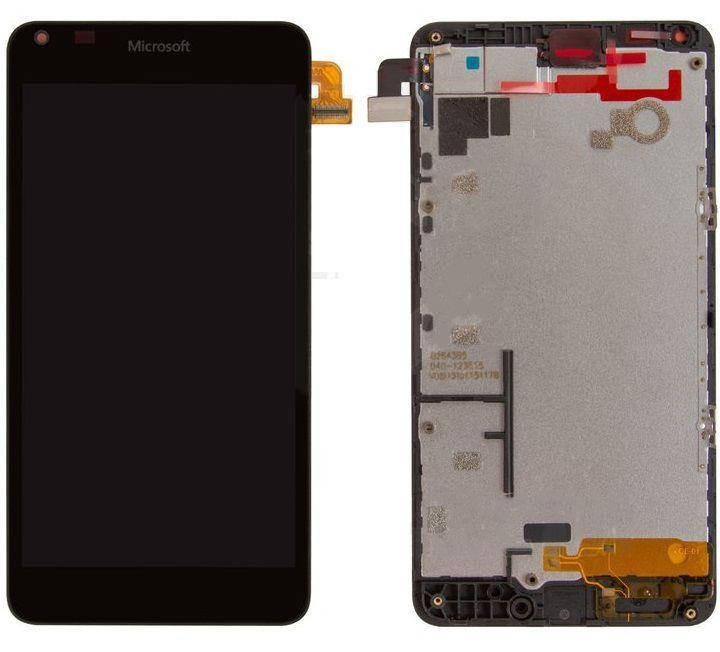 

Дисплей Microsoft Lumia 640 с тачскрином и рамкой, оригинал, черный