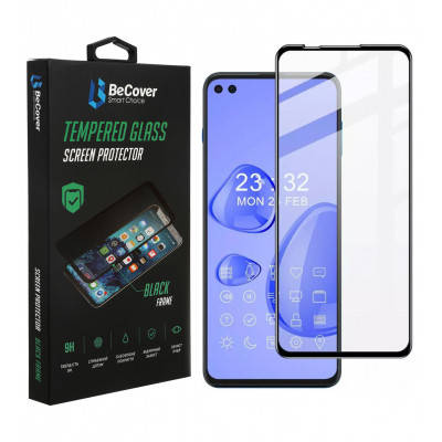 

Стекло защитное BeCover Motorola Moto G100 Black (706895), Черный
