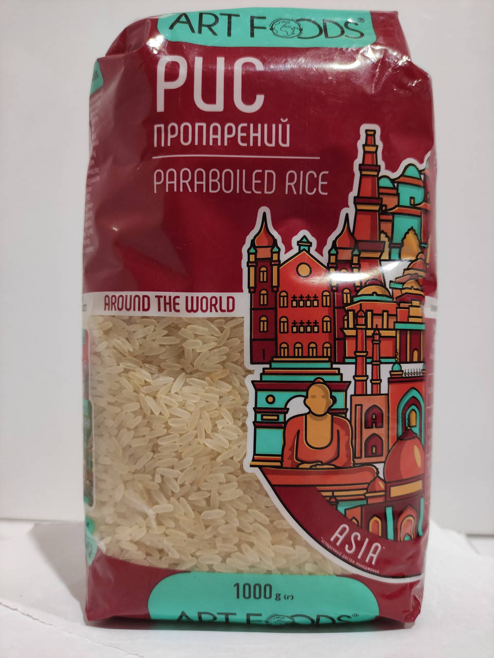 

Рис пропаренный шлифованный Арт Фудз Art Foods 1 кг