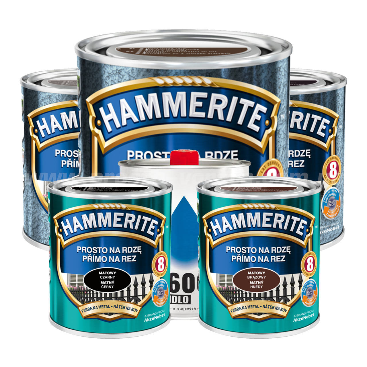 

Краска молотковая Hammerite 2,5 л.