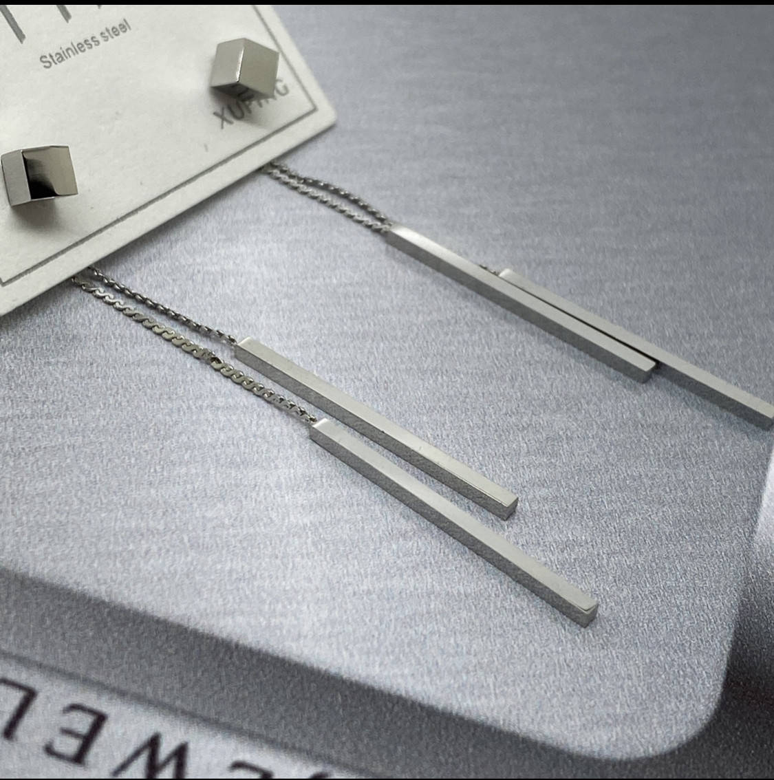 

Серьги гвоздики Xuping. 5см