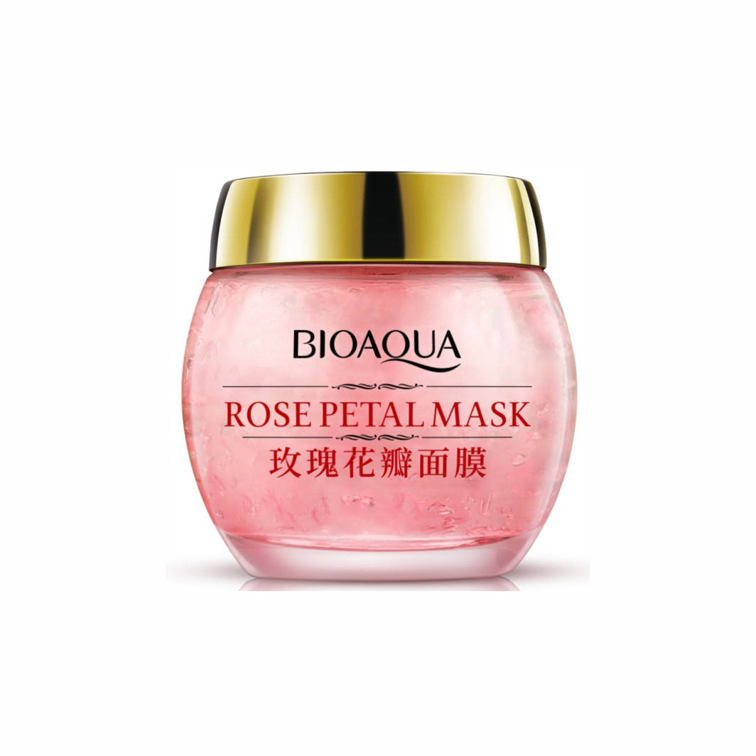 

Нічна пом'якшувальна маска з пелюстками троянди Bioaqua Rose Petal Mask