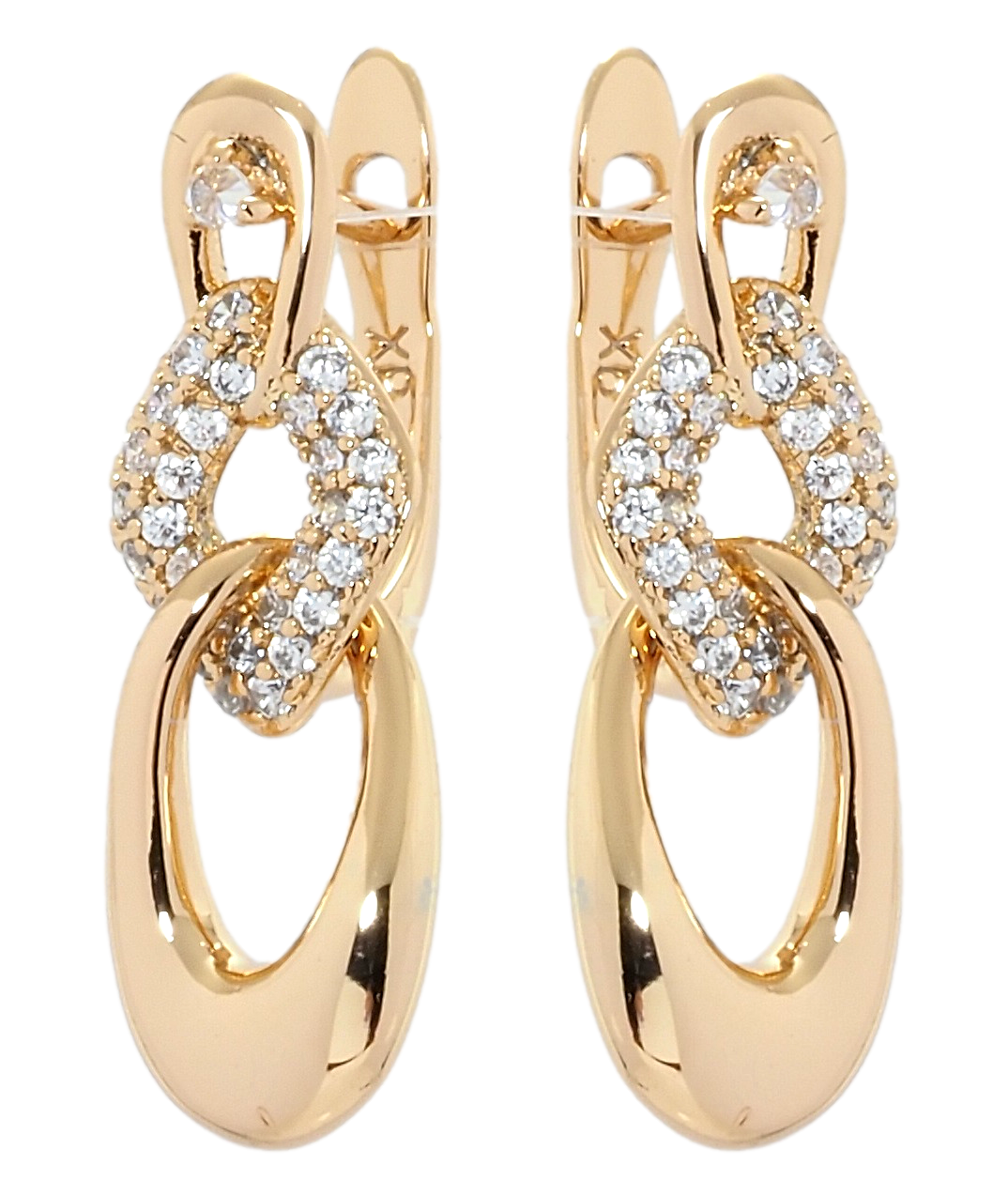 

Серьги Xuping Позолота 18K английский замок "Декоративные подвески с цирконием"