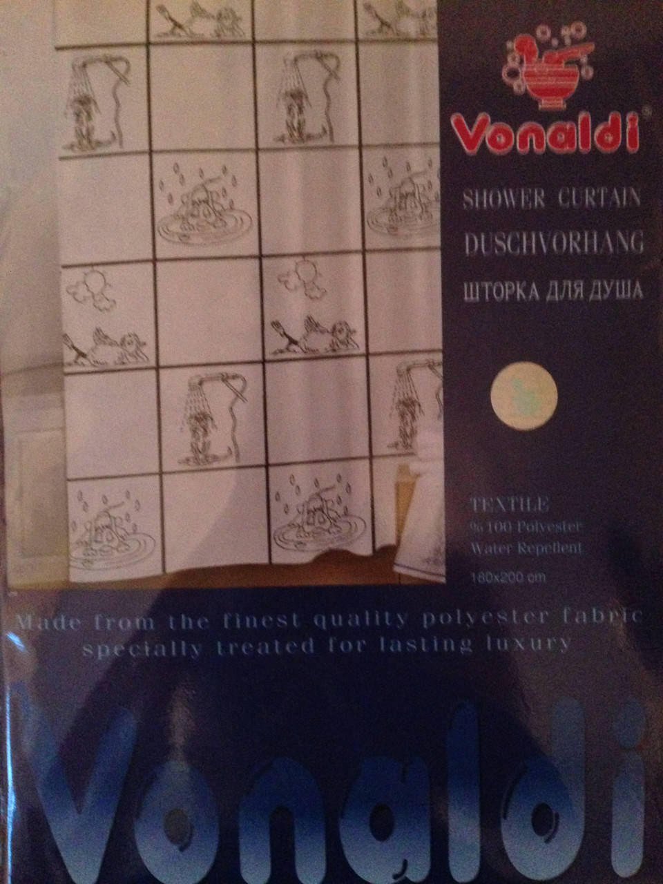 

Шторка для ванной и душа, Белый