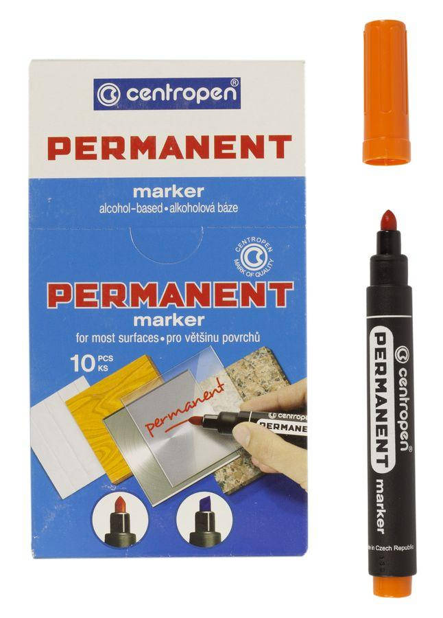 

Маркер круглый Centropen 8566 оранжевый