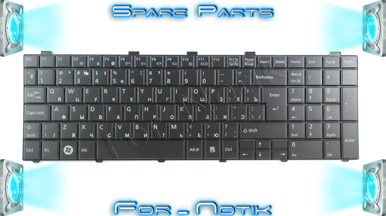 

Клавиатура Fujitsu-Siemens LifeBook A530 Fujitsu-Siemens A531 AH512 AH530 AH531 NH751