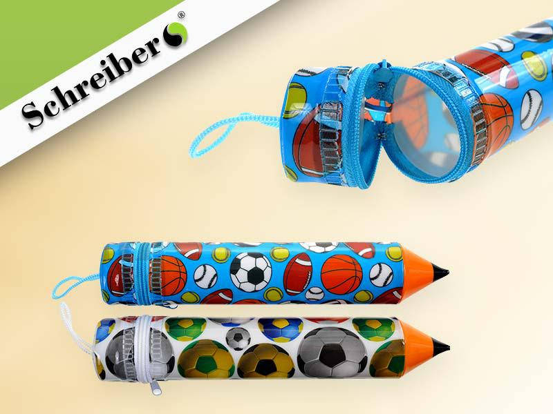 

ПЕНАЛ-"КАРАНДАШ" ПЛАСТИКОВЫЙ МЯЧИ, 3,5Х21 СМ