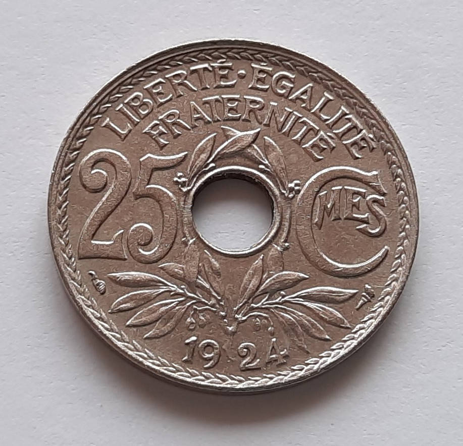 

Франция 25 сантимов 1924