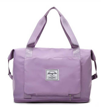 

Сумка органайзер женская дорожная складная спортивная ручная кладь FaShion цвет фиолетовый Код 10-3015