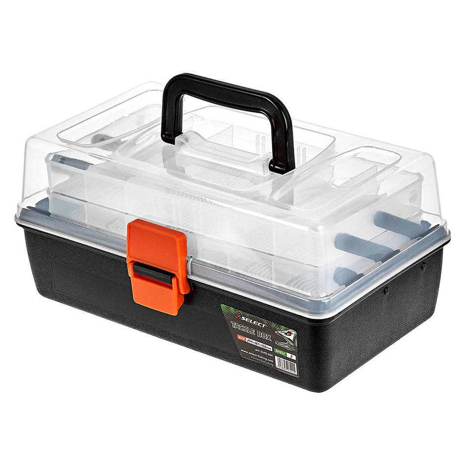 

Ящик рыболовный Select Tackle Box SLHS-304 2-х полочный 29.4х18.7х15см