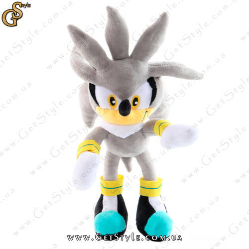 

Игрушка ежик Сильвер из Sonic - "Baby Silver" - 30 см, Серый