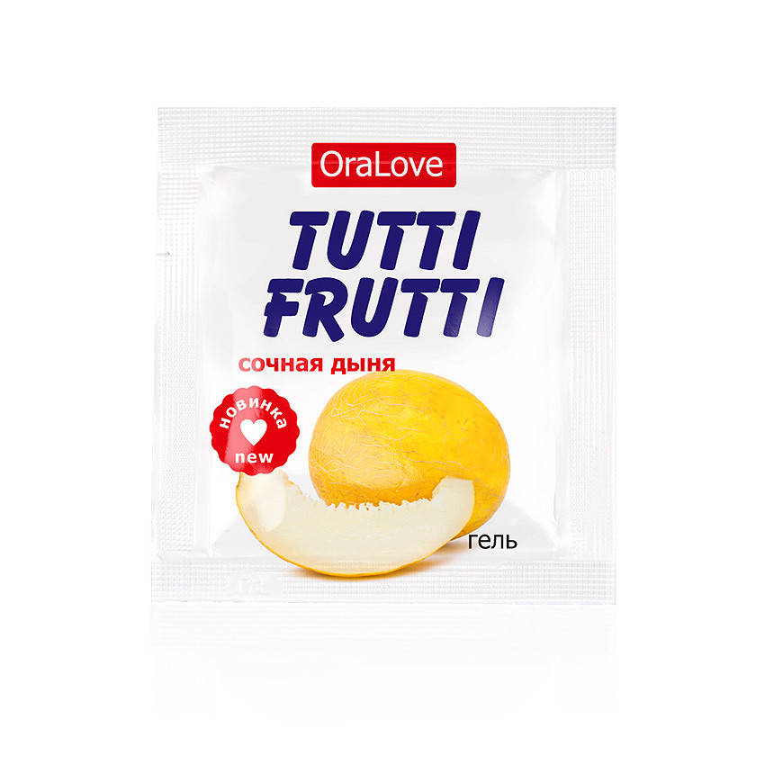 

Гель TUTTI-FRUTTI СОЧНАЯ ДЫНЯ одноразовая упаковка 4 г