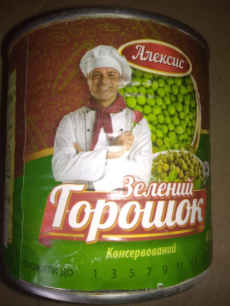 

Горошек консервированный зеленый 410 гр "Алексис"
