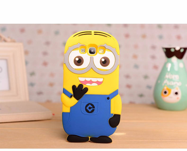 

Резиновый 3D чехол для Samsung Galaxy A8 A8000 Миньон