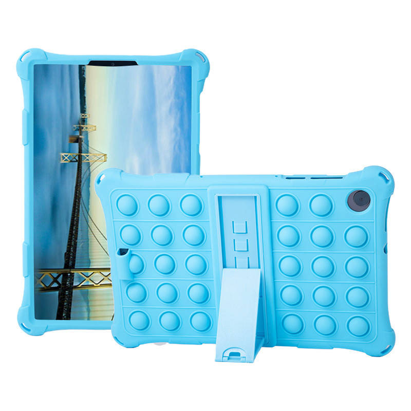 

Силиконовый чехол бампер Ainiyo Pop It cover для планшета Lenovo Tab M10 HD (2nd Gen) TB-X306 10.1" Голубой
