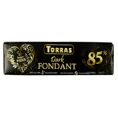 

Шоколад Торрас чорний 85% Torras dark fondant 85% 300g 15шт/ящ (Код : 00-00005477)